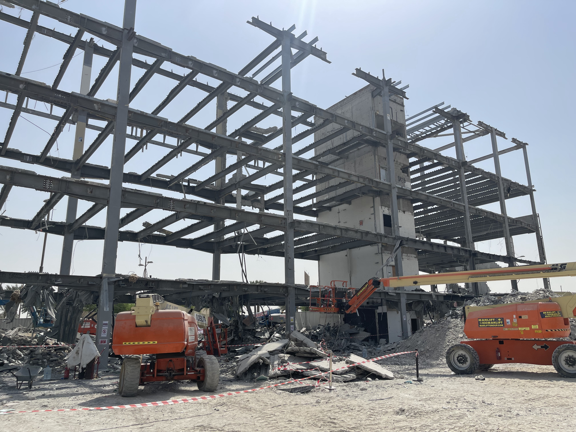 France Pavilion debris removal