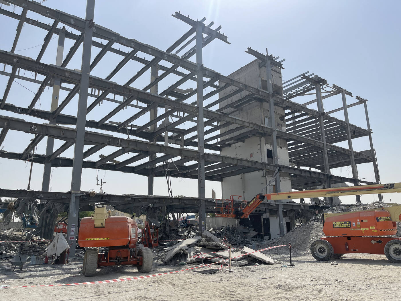 France Pavilion debris removal
