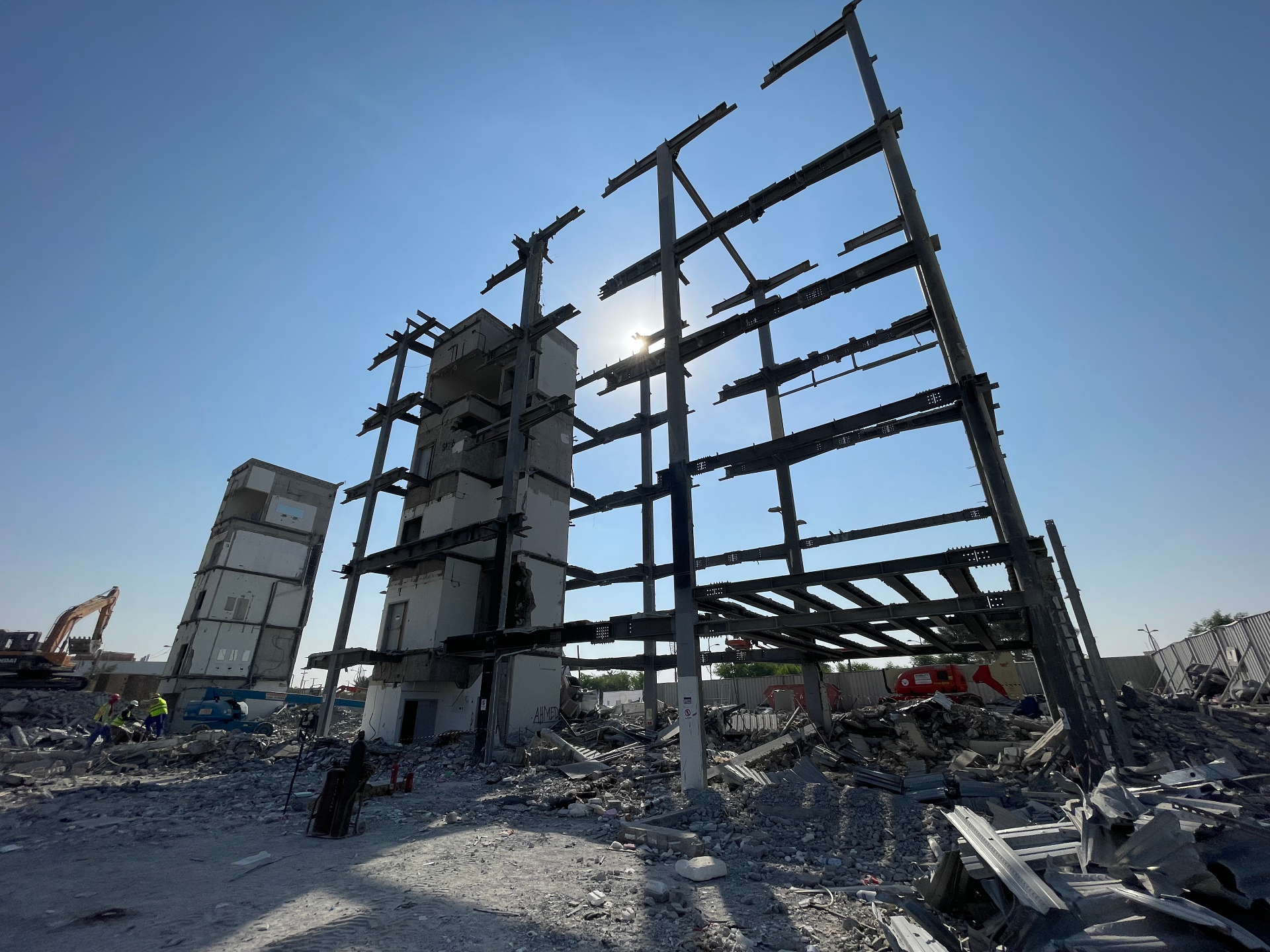 France Pavilion demolition final stages