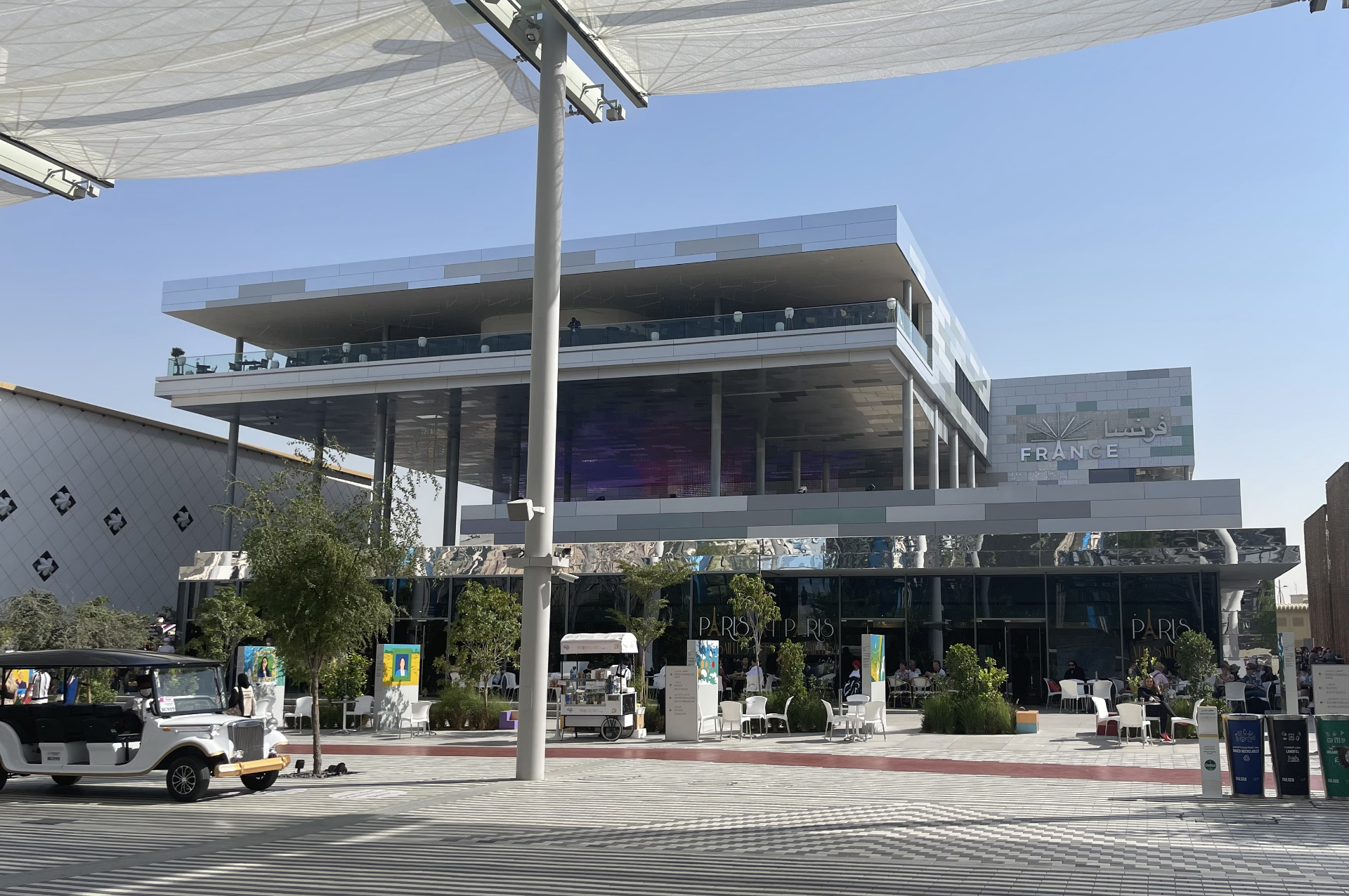 France Pavilion site clearing work