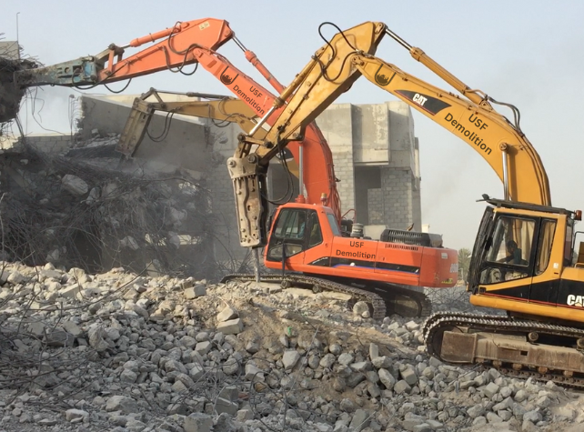 Villa Demolition services across the UAE - USF Demolition Works
