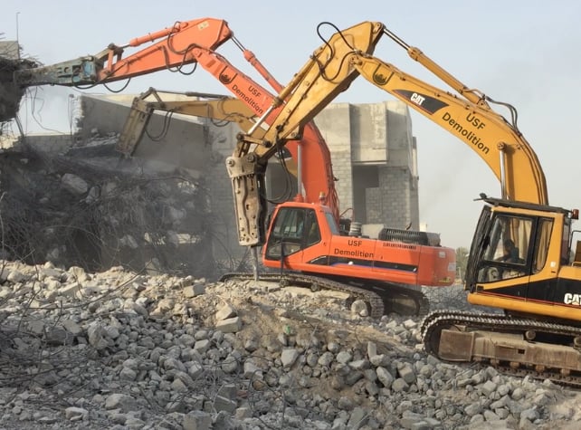 Villa Demolition – USF Demolition Works UAE