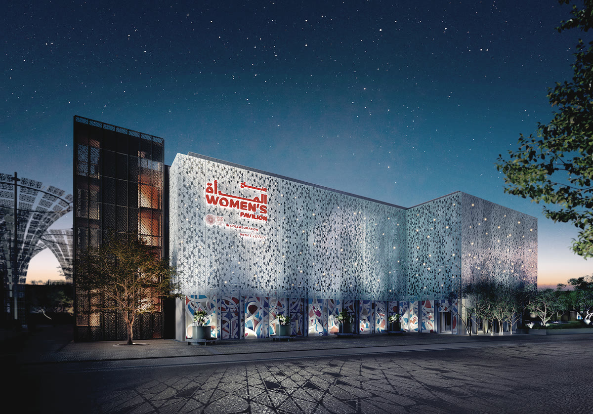 Women's Pavilion exterior at Expo City Dubai